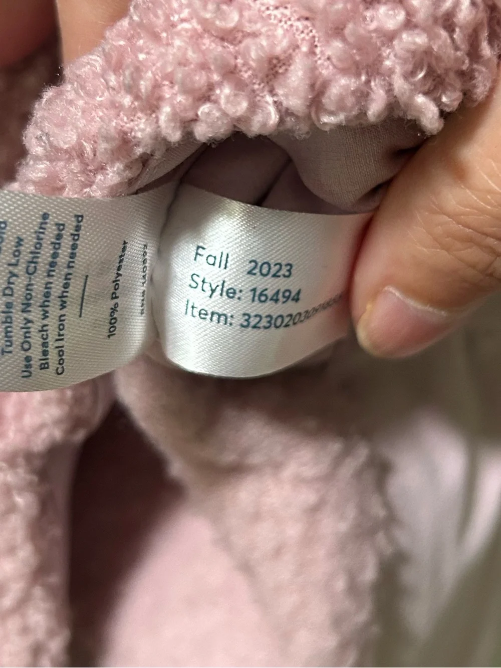 Marine Layer Sherpa Fleece Pullover in Pink Size Medium
